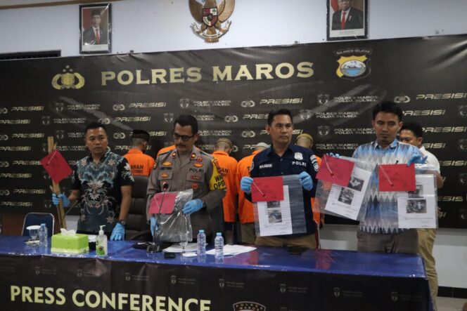 
					Polres Maros Kurang Dari 24 Jam, Berhasil Ungkap Misteri Temuan Mayat