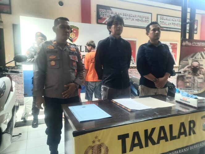 
					Gelar Press Release, Polres Takalar Beberkan Pengungkapan Kasus Curanmor