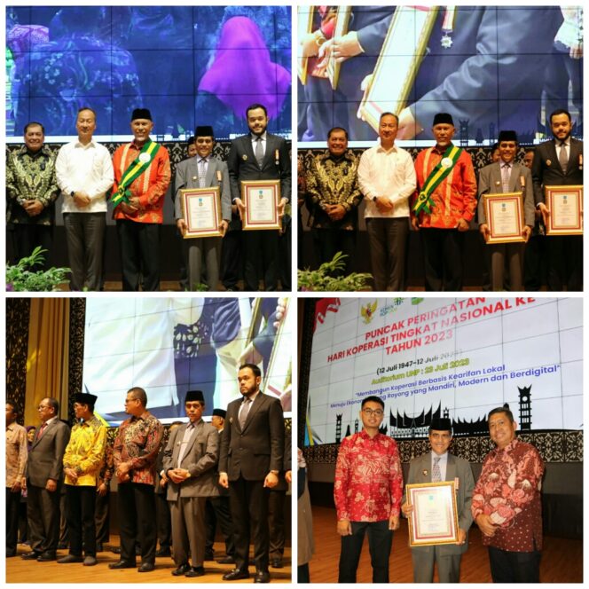 
					Wabup Saiful Arif Terima Penghargaan Nasional Koperasi di Padang – Sumatra Barat