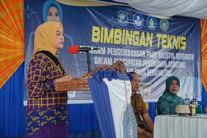 
					Bimtek Percepatan Penurunan Stunting, Bunda PAUD Bulukumba : Pendidikan Usia Dini Pondasi Awal Pertumbuhan Anak